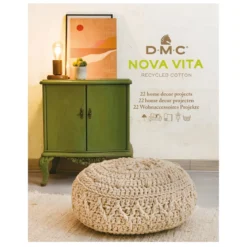 Mønsterbok DMC Nova Vita 12 – 22 prosjekter til hjemmet. Svensk, dansk og finsk tekst.