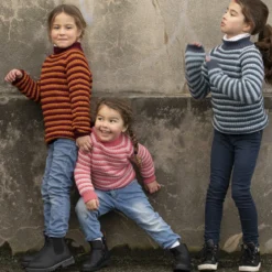 Mønsterbok 2116 Eco Highland wool – 4 klassiske mønstre for gensere til barn