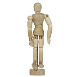 Modelldukke mini tre H 11 cm