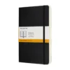 Moleskine Classic Notebook Expanded Large (13×21 cm), svart myk perm – 400 linjerte sider