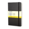 Moleskine Classic Notebook Large (13×21 cm), svart hard perm – 240 rutete sider