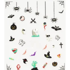 Neglstickers Halloween – 36 ekle neglklistremerker med Halloween-motiv