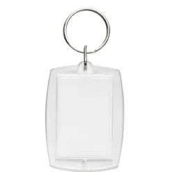 Nøkkelringer med delbar bildeholder, 40×52 mm