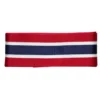 Norgebånd med det norske flaggets farger, 3 m langt og 40 mm bredt