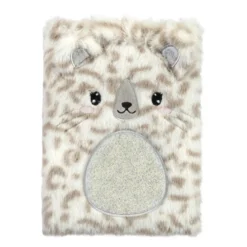 Notatbok den myke og fluffy snøleoparden! A5, 80 linjerte ark