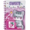 Notatbok Sweet A5 – søt spiralbundet skrivebok med 80 linjerte ark, 80 g/m².