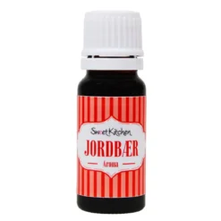 Næringsmiddelaroma, jordbær-aroma 10 ml – bak og lag godteri med smak av jordbær