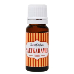 Næringsmiddelaroma, saltkaramell-aroma 10 ml – bak og lag godteri med smak av salt karamell