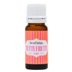 Næringsmiddelaroma, tuttifrutti-aroma 10 ml – bak og lag godteri med smak av tutti frutti