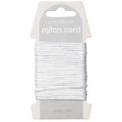 Nylontråd 2 mm hvit