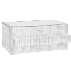 Oppbevaring for perler og smykkedeler, 3 etasjer, 72 rom, 23,5×13×10,5 cm