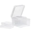 Oppbevaringsboks av plast, 18,5×21,5×14 cm, med 6 esker på 17×12×3 cm