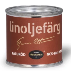 Ottossons Färgmakeri linoljemaling 100 ml, Falurød 4941-Y79R