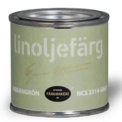 Ottossons Färgmakeri linoljemaling 100 ml, Ribbangrønn 2314-G66Y