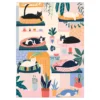 Paint by number / mal etter tall – tiger, 25×35 cm + 18 farger og 3 pensler