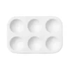 Palett av plast 13x9 cm 6 rom