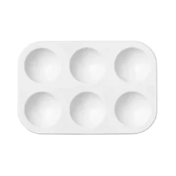 Palett av plast 13x9 cm 6 rom