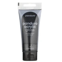 Panduro Acrylic akrylmaling, blank 100 ml – Lamp black