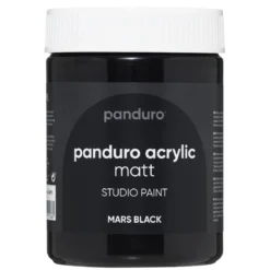 Panduro Acrylic akrylmaling, matt 500 ml – Mars black