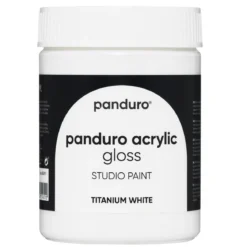 Panduro Acrylic Gloss blank akrylmaling 500 ml Titanium white