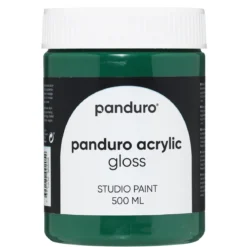 Panduro Acrylic Gloss blank akrylmaling 500 ml Emerald green