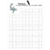 Panduro Colour Marker A4 (210×297 mm) – tomt fargekart for å teste tusjer