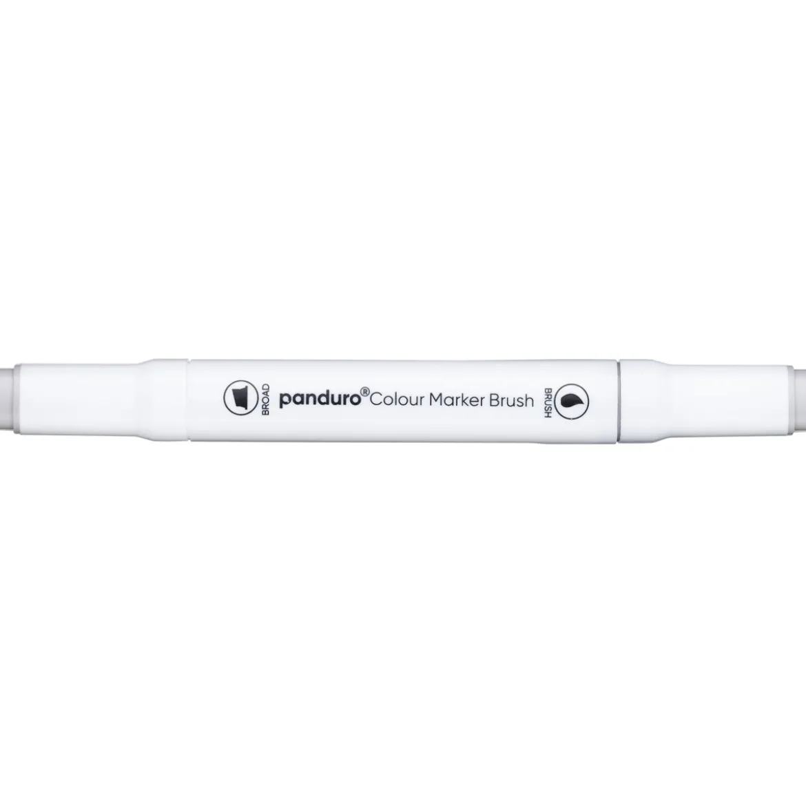Panduro Colour Marker Brush, penselspiss og skråskjært spiss – Warm grey 1 WG1