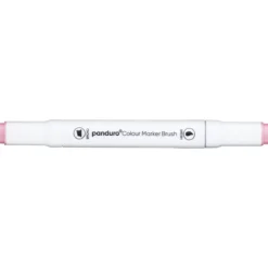 Panduro Colour Marker Brush, penselspiss og skråskjært spiss – Pastel pink 17