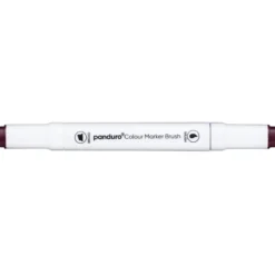 Panduro Colour Marker Brush, penselspiss og skråskjært spiss – Rose red 3