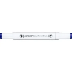 Panduro Colour Marker Brush, penselspiss og skråskjært spiss – Cobalt blue 71