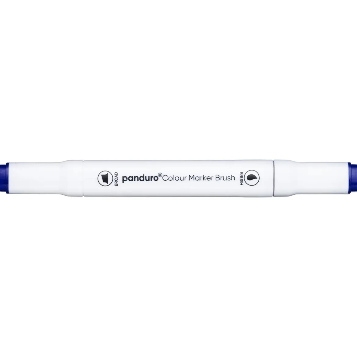 Panduro Colour Marker Brush, penselspiss og skråskjært spiss – Cobalt blue 71