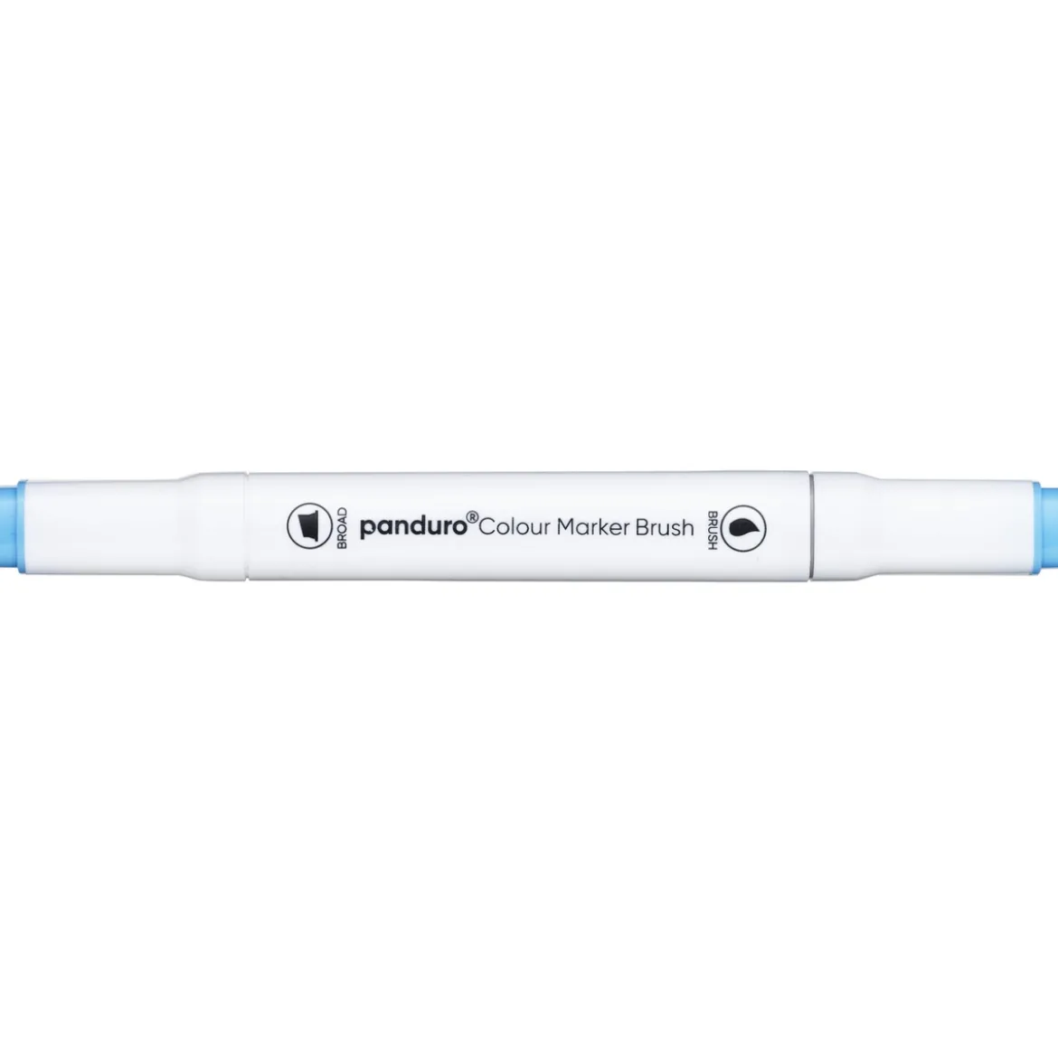Panduro Colour Marker Brush, penselspiss og skråskjært spiss – Phatalo blue 183
