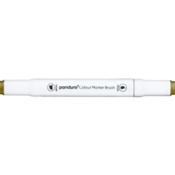 Panduro Colour Marker Brush, penselspiss og skråskjært spiss – Vivid green 46