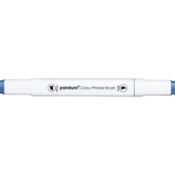 Panduro Colour Marker Brush, penselspiss og skråskjært spiss – Royal blue 70