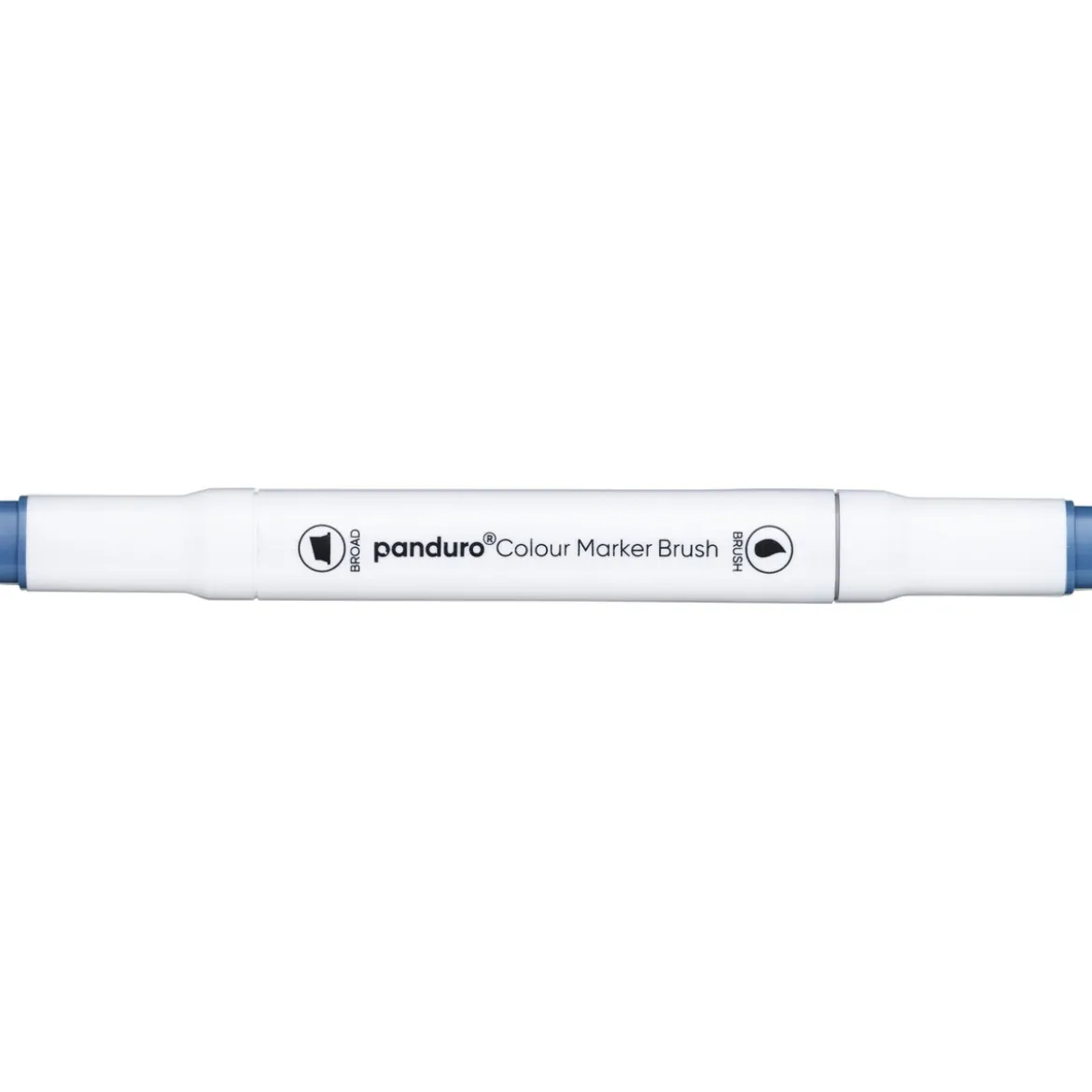 Panduro Colour Marker Brush, penselspiss og skråskjært spiss – Royal blue 70