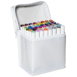 Panduro Colour Marker Brush 48 – twin-tip tusjer med penselspiss og skråskåret spiss
