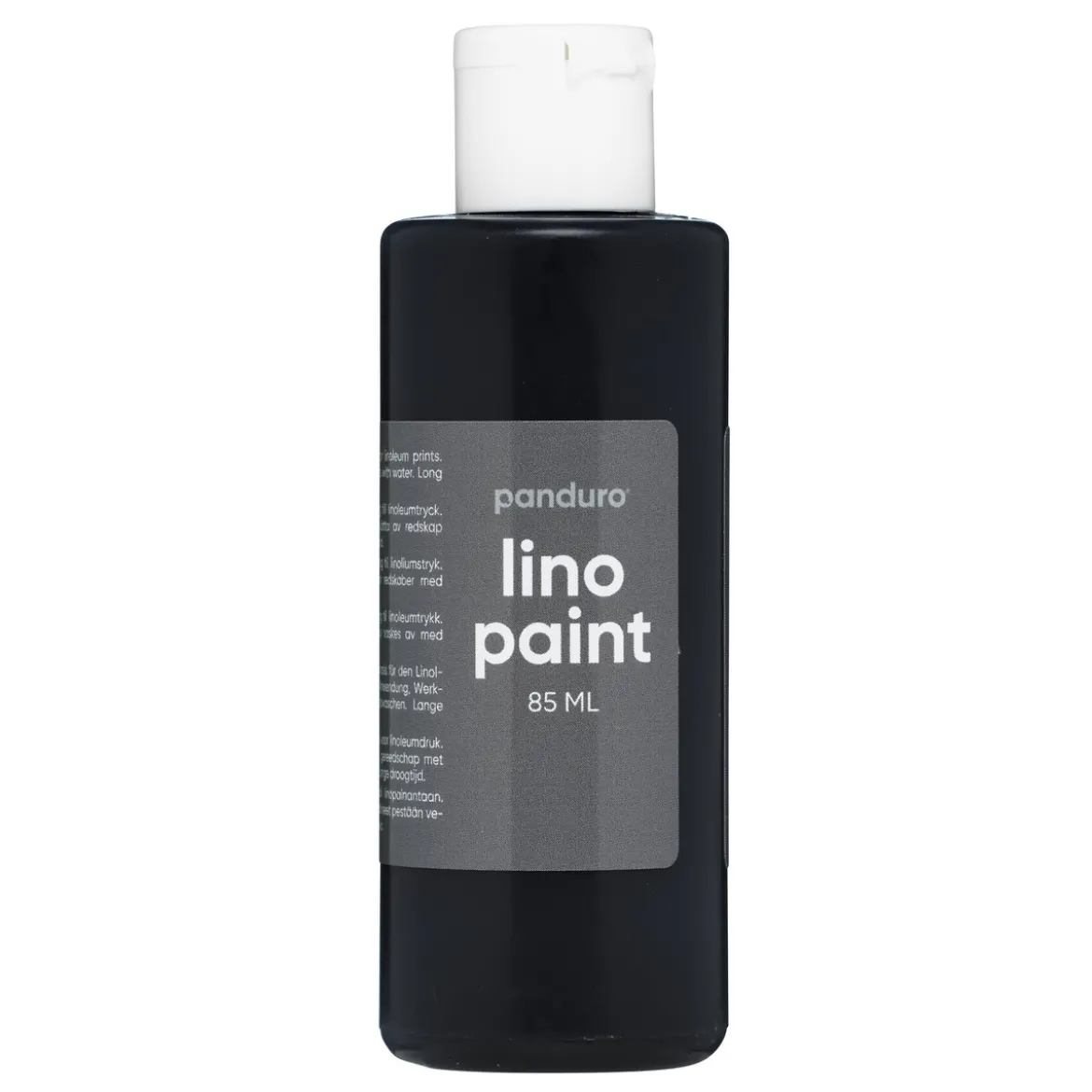 Panduro Lino Paint linoleumsmaling – 85 ml svart