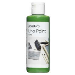 Panduro Lino Paint, vannbasert linoleumsmaling, grønn 80 ml