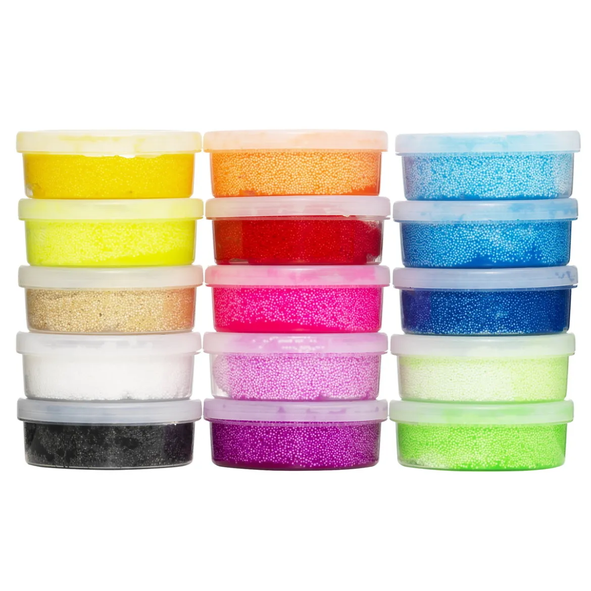 Panduro Pearl Dough 15-pakning Party, 15×14 gram perleleire i festlige farger!