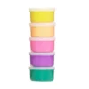 Panduro Soft Dough 5-pakning Happy, 5×28 gram lekeleire i pastellfarger