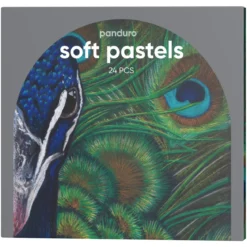 Panduro Soft Pastels – sett med 24 tørrpastellkritt