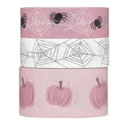 Paper Tape 3-pakn. Halloween – 3 stk. 5-meters teipruller med uhyggelige motiver