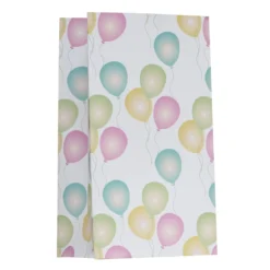 Papirposer, 24 gaveposer med ballongmotiv, 12×7×20,5 cm