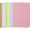 Papirsett i pastellfarger med 48 stk. A4-ark (210×297 mm) à 80 g/m²