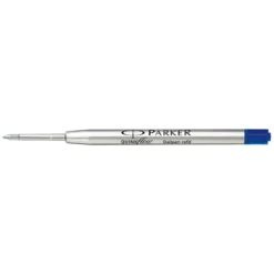 Parker Ballpoint refill blå, komplett fargepatron med ny spiss