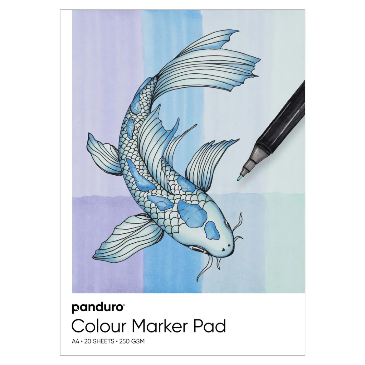 P. colour marker blokk A4