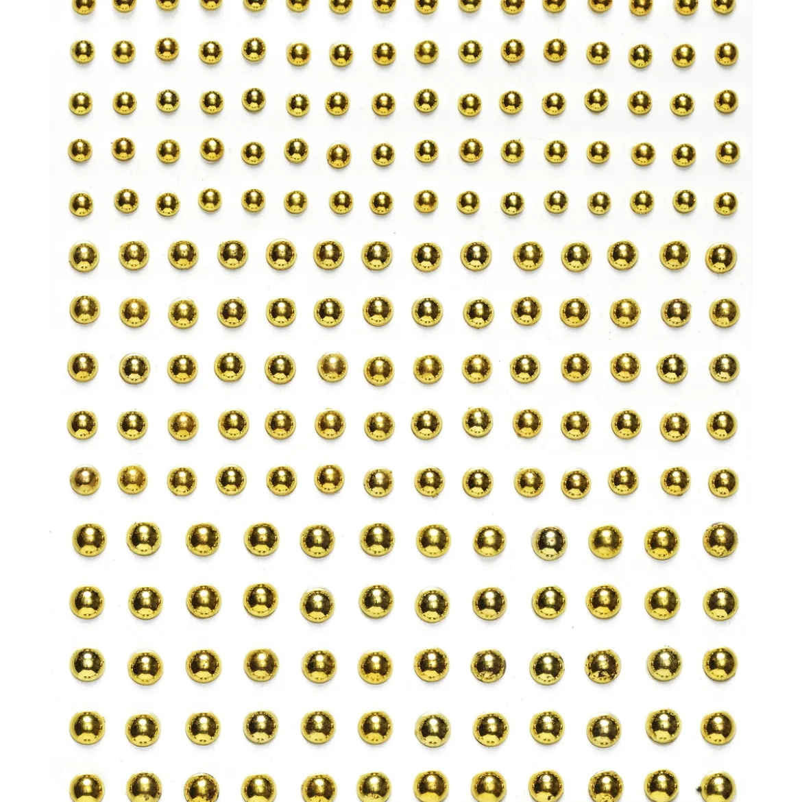 Pearl stickers gull – 420 gullglinsende perleklistremerker. Ø4, 5, 6 mm
