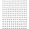 Pearl stickers sølv – 420 sølvglinsende perleklistremerker. Ø4, 5, 6 mm
