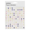 Pearl Stickers småhjerte fargemiks med glitter – til sammen 240 hjerter med diameter 5 mm