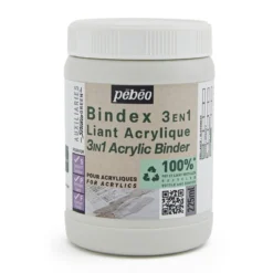 Pebeo Acrylic binder 3-in-1, 225 ml – vannbasert bindemiddel for akrylmaling